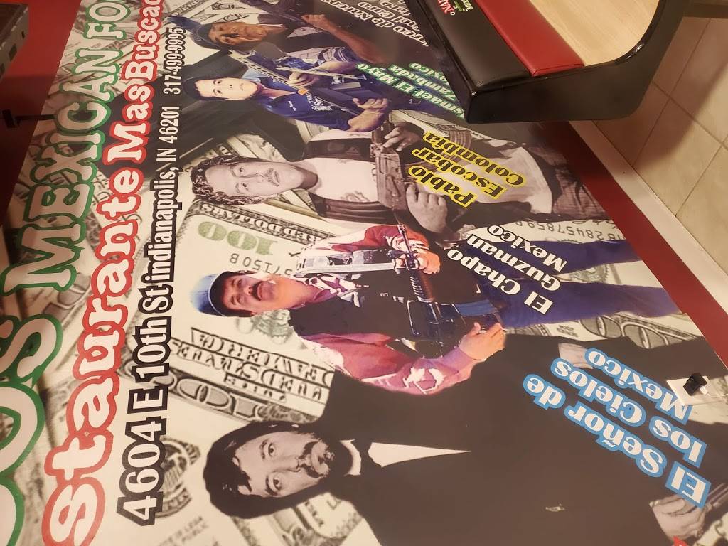 Narcos Mexican Food | restaurant | 4604 E 10th St, Indianapolis, IN 46201, USA | 3174999995 OR +1 317-499-9995