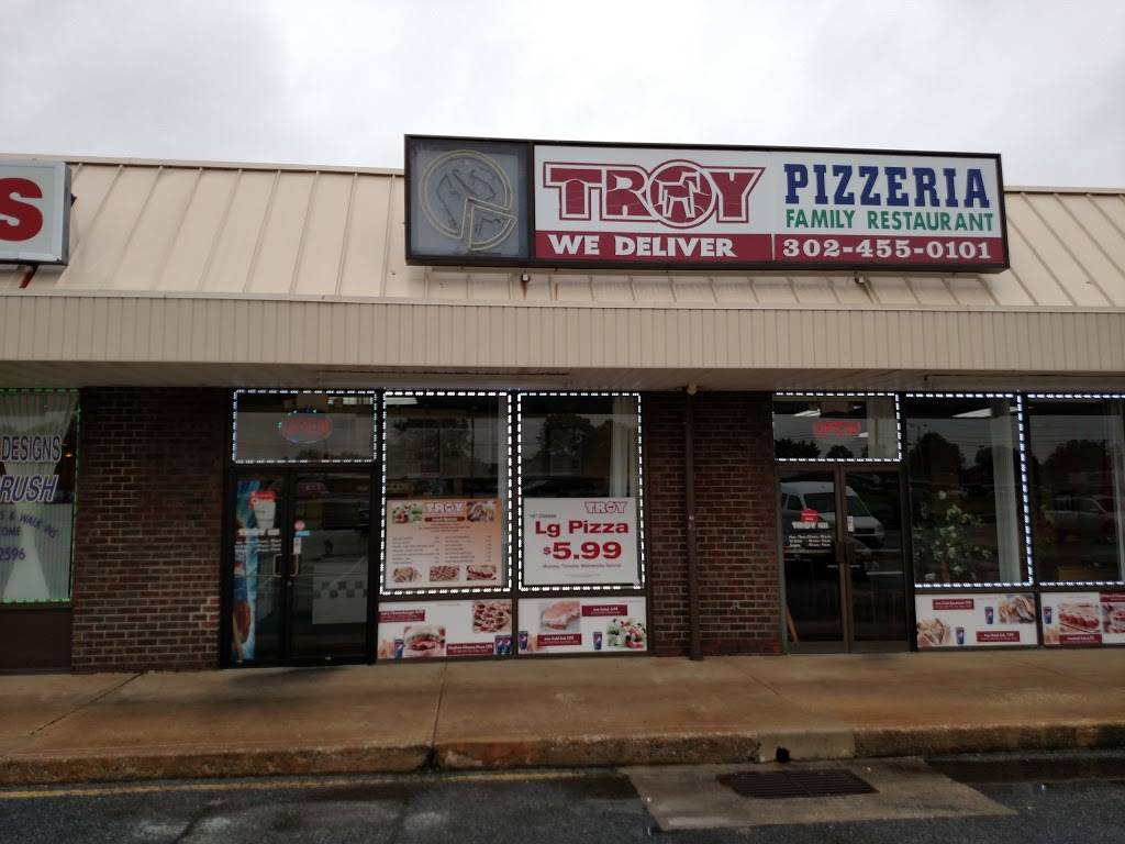 Troy Pizza & Family Restaurant | restaurant | 2618 Kirkwood Hwy, Newark, DE 19711, USA | 3024550101 OR +1 302-455-0101
