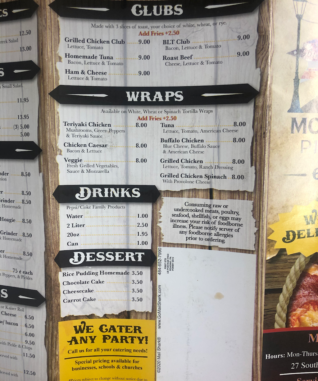 Morton Street Pizza & Grill | restaurant | 27 S Morton Ave, Morton, PA 19070, USA | 6108925900 OR +1 610-892-5900