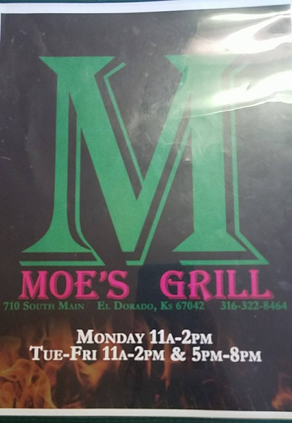 Moes Grill | restaurant | 710 S Main St, El Dorado, KS 67042, USA | 3163228464 OR +1 316-322-8464