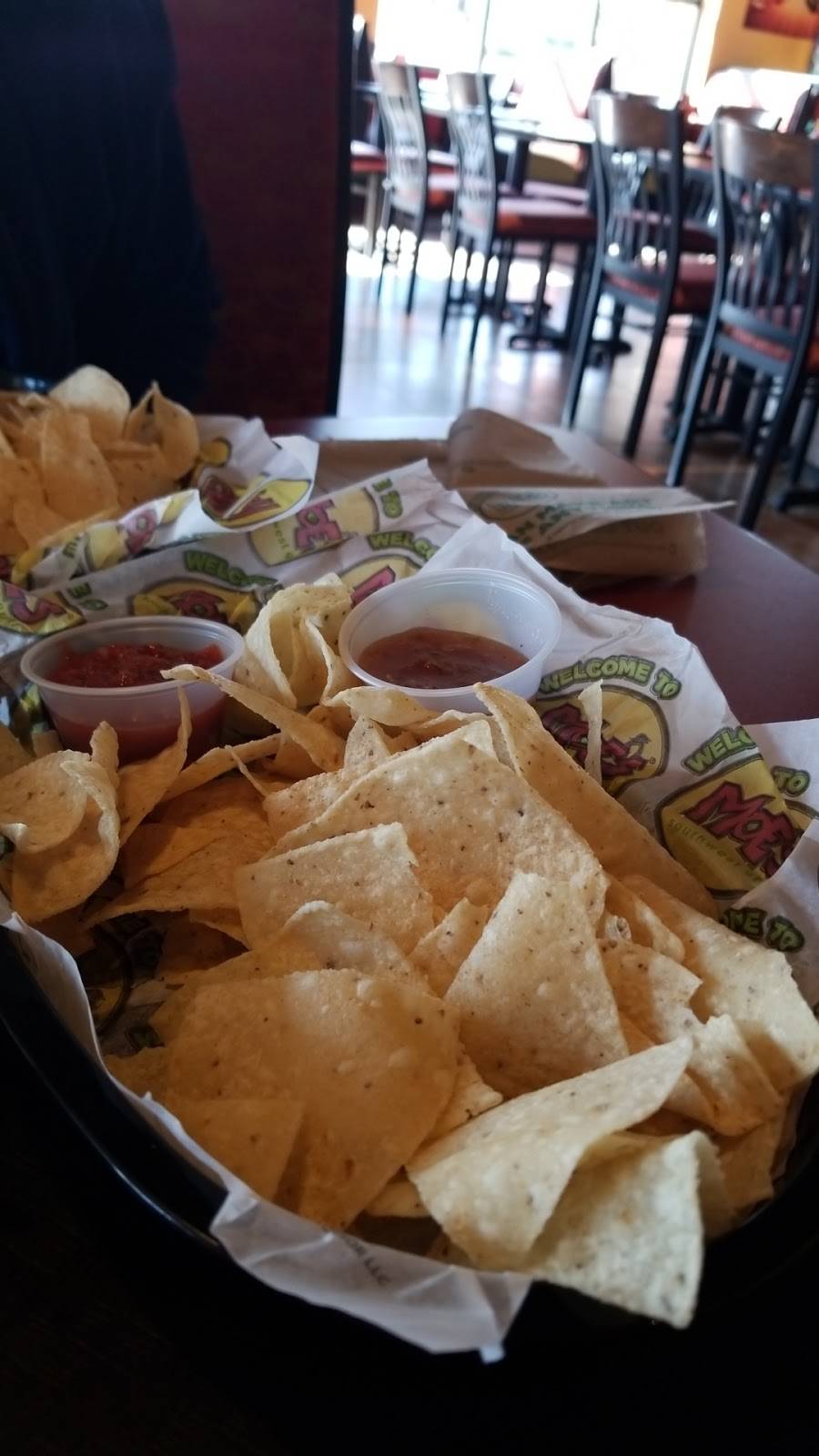 Moes Southwest Grill | restaurant | 900 Grand Central Ave suite b, Parkersburg, WV 26101, USA | 3042958333 OR +1 304-295-8333