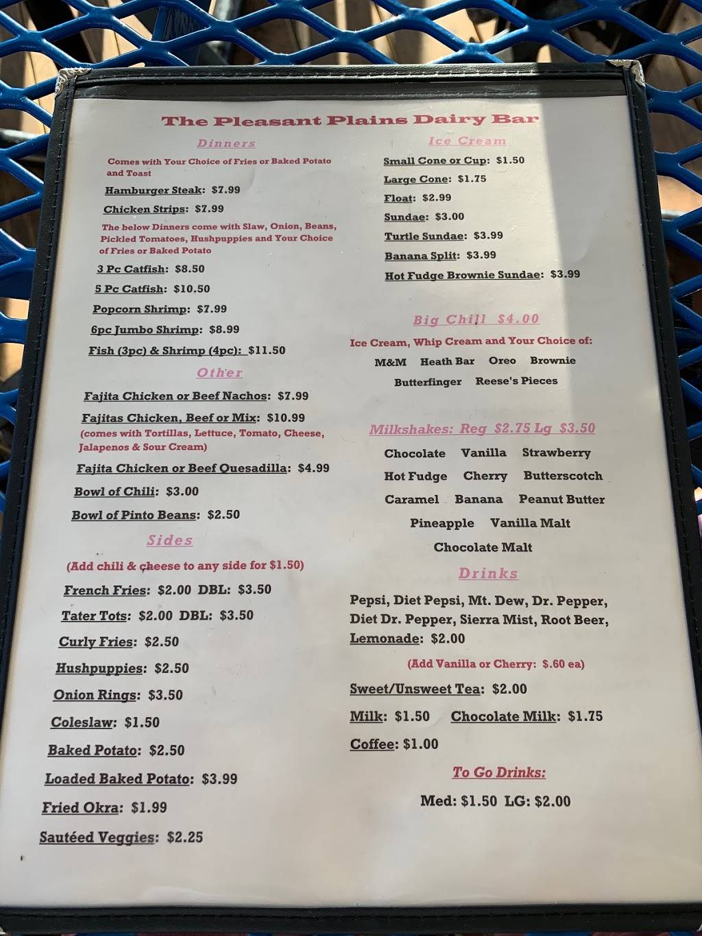 Pleasant Plains Dairy Bar | restaurant | 7649 Batesville Blvd, Pleasant Plains, AR 72568, USA | 5013452287 OR +1 501-345-2287