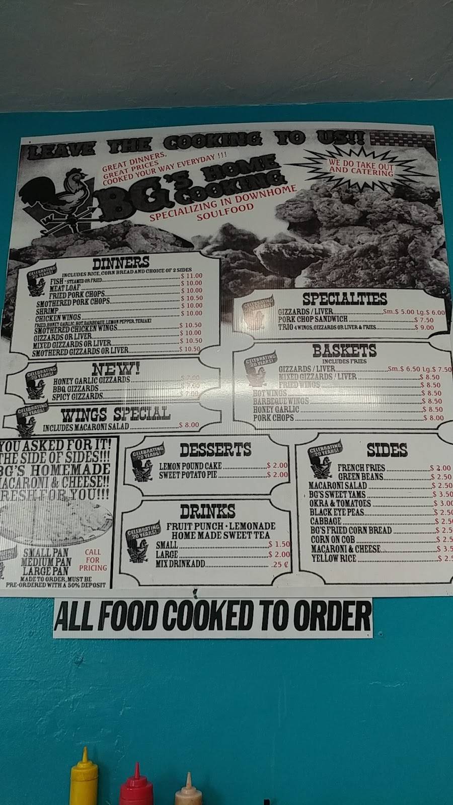 B Gs Take Out | meal takeaway | 2014 NW 6th St, Fort Lauderdale, FL 33311, USA | 9547676558 OR +1 954-767-6558