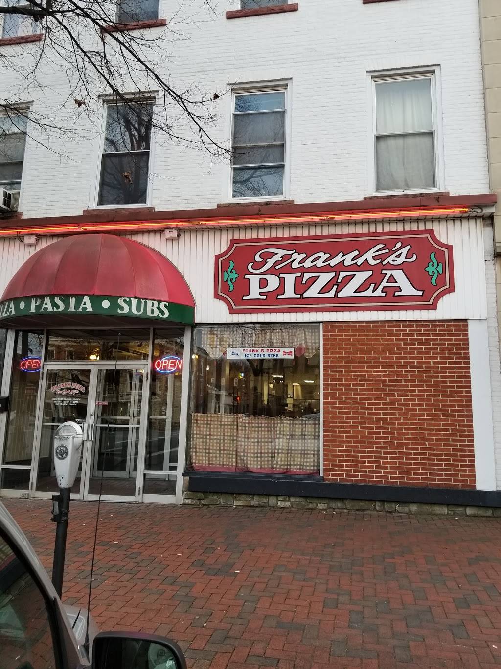 Franks Pizza | restaurant | 4 W Main St, Waynesboro, PA 17268, USA | 7177621129 OR +1 717-762-1129