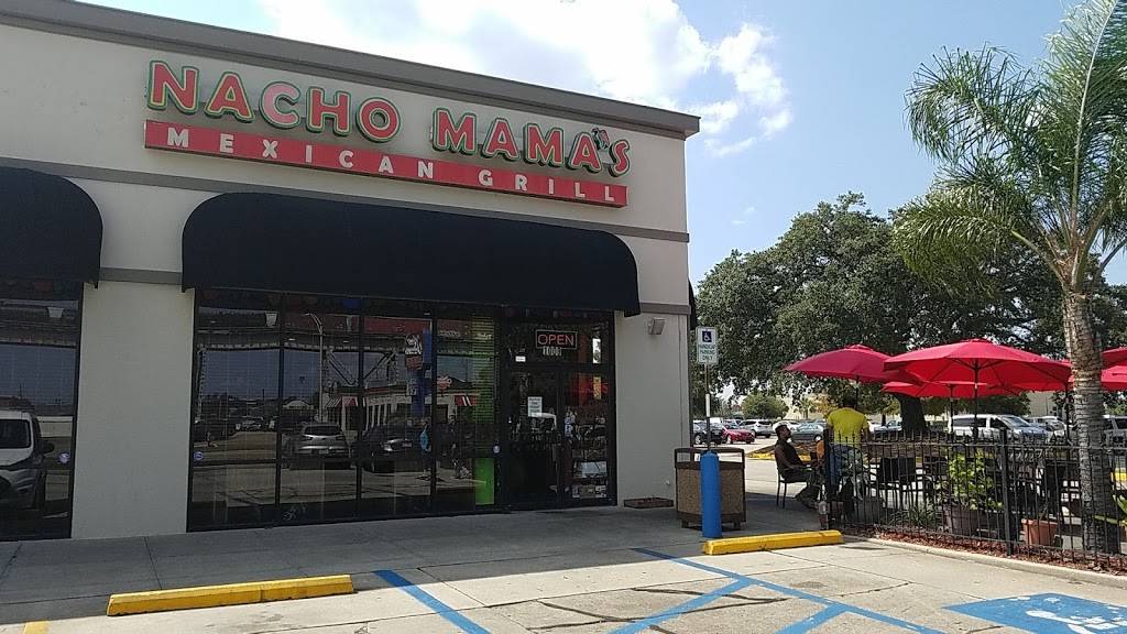 Nacho Mama’s | restaurant | 1000 S Clearview Pkwy, New Orleans, LA 70123, USA | 5047361188 OR +1 504-736-1188