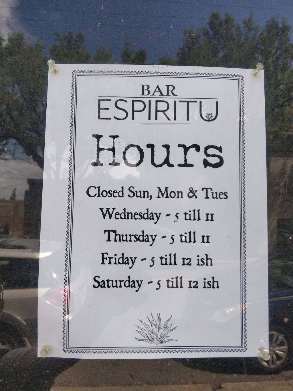 Bar Espiritu | restaurant | 8128 SE 13th Ave, Portland, OR 97202, USA | 5032064656 OR +1 503-206-4656