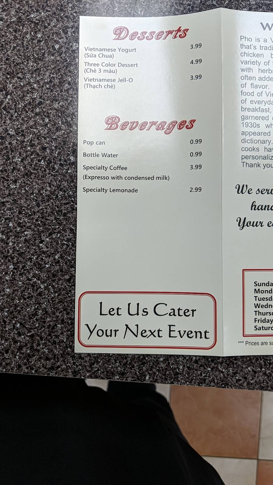 Pho Nam Bac | restaurant | 114 Washington Ave, Highwood, IL 60040, USA | 8479263015 OR +1 847-926-3015