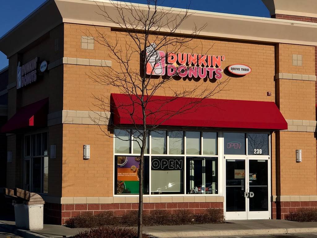 Dunkin | cafe | 239 S Weber Rd, Romeoville, IL 60446, USA | 8158386270 OR +1 815-838-6270