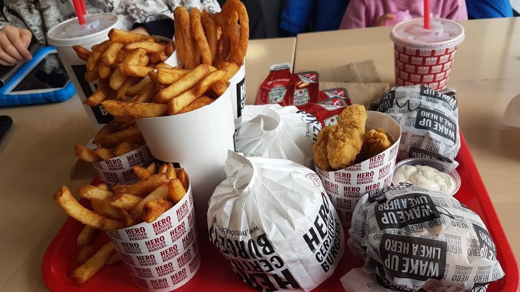 Hero Certified Burgers | restaurant | Richmond Green Market Place, 10755 Leslie St #201a, Richmond Hill, ON L4S 0B2, Canada | 9057808890 OR +1 905-780-8890
