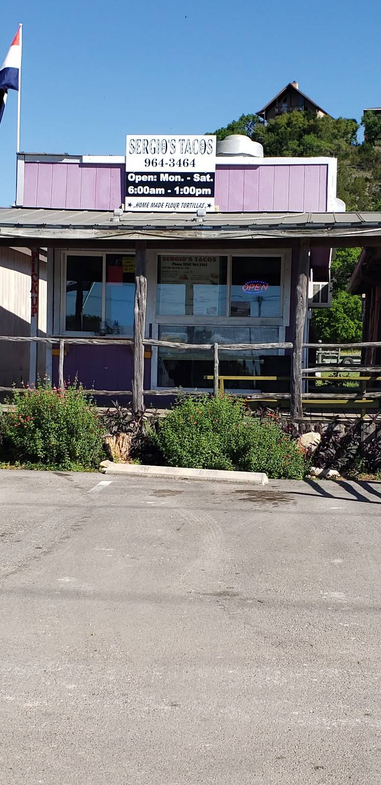Sergio tacos | restaurant | 1642 FM2673, Canyon Lake, TX 78133, USA | 8309643464 OR +1 830-964-3464
