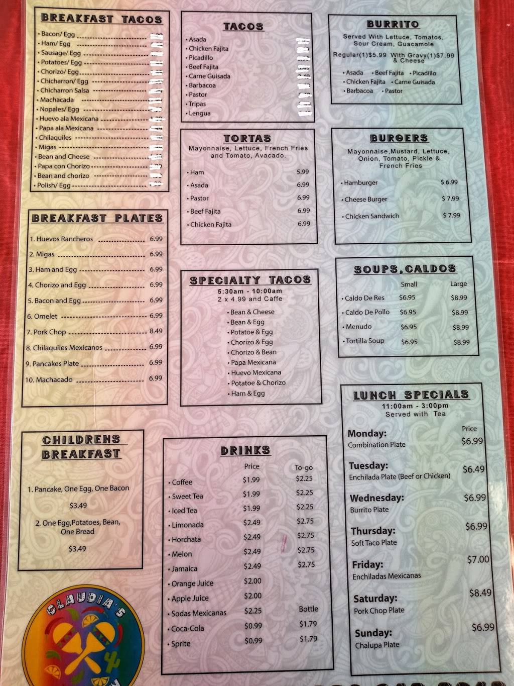 Claudias kitchen | restaurant | 961 W Court St, Seguin, TX 78155, USA | 8302433643 OR +1 830-243-3643