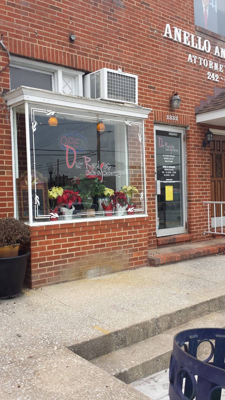 Our Recipes Cafe | restaurant | 1332 Sulphur Spring Rd, Arbutus, MD 21227, USA | 4435756043 OR +1 443-575-6043