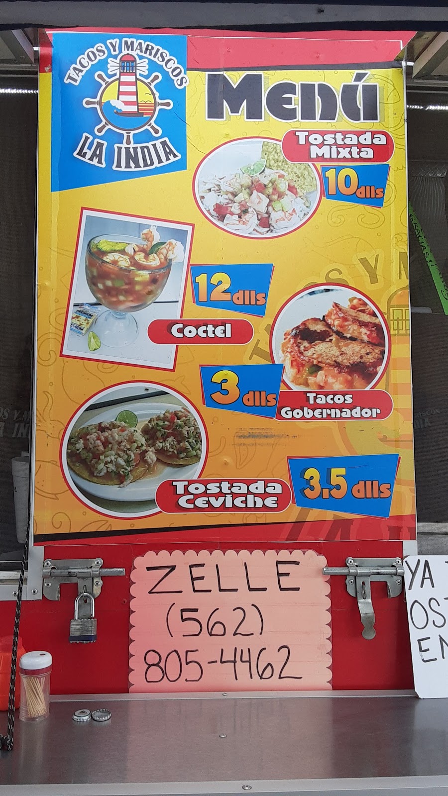 Tacos Y Mariscos La India | restaurant | 1645 Juan Sanchez Blvd, San Luis, AZ 85349, USA | 5628054462 OR +1 562-805-4462