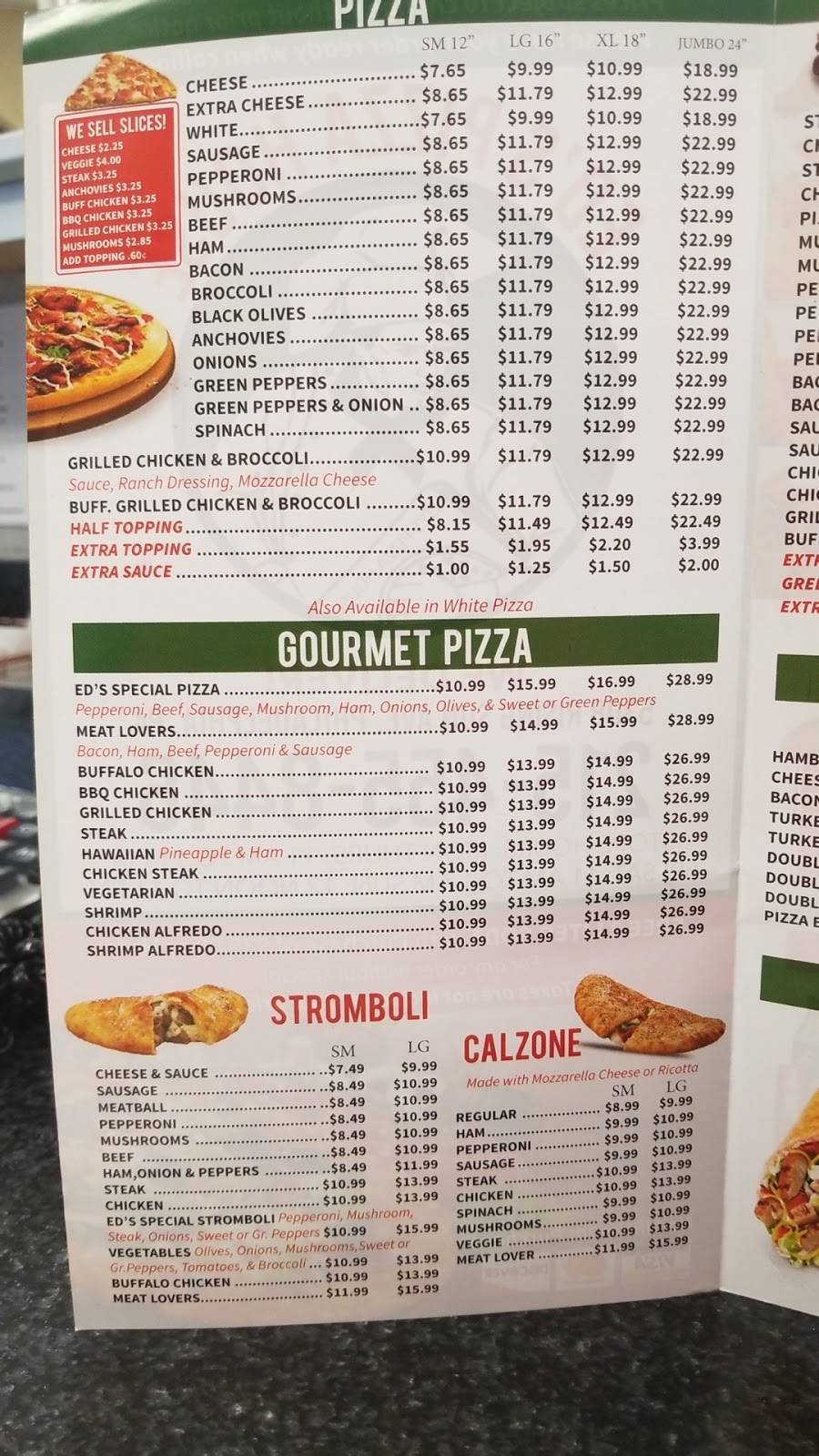 Eds Pizza House | restaurant | 5308 Rising Sun Ave, Philadelphia, PA 19120, USA | 2154558446 OR +1 215-455-8446