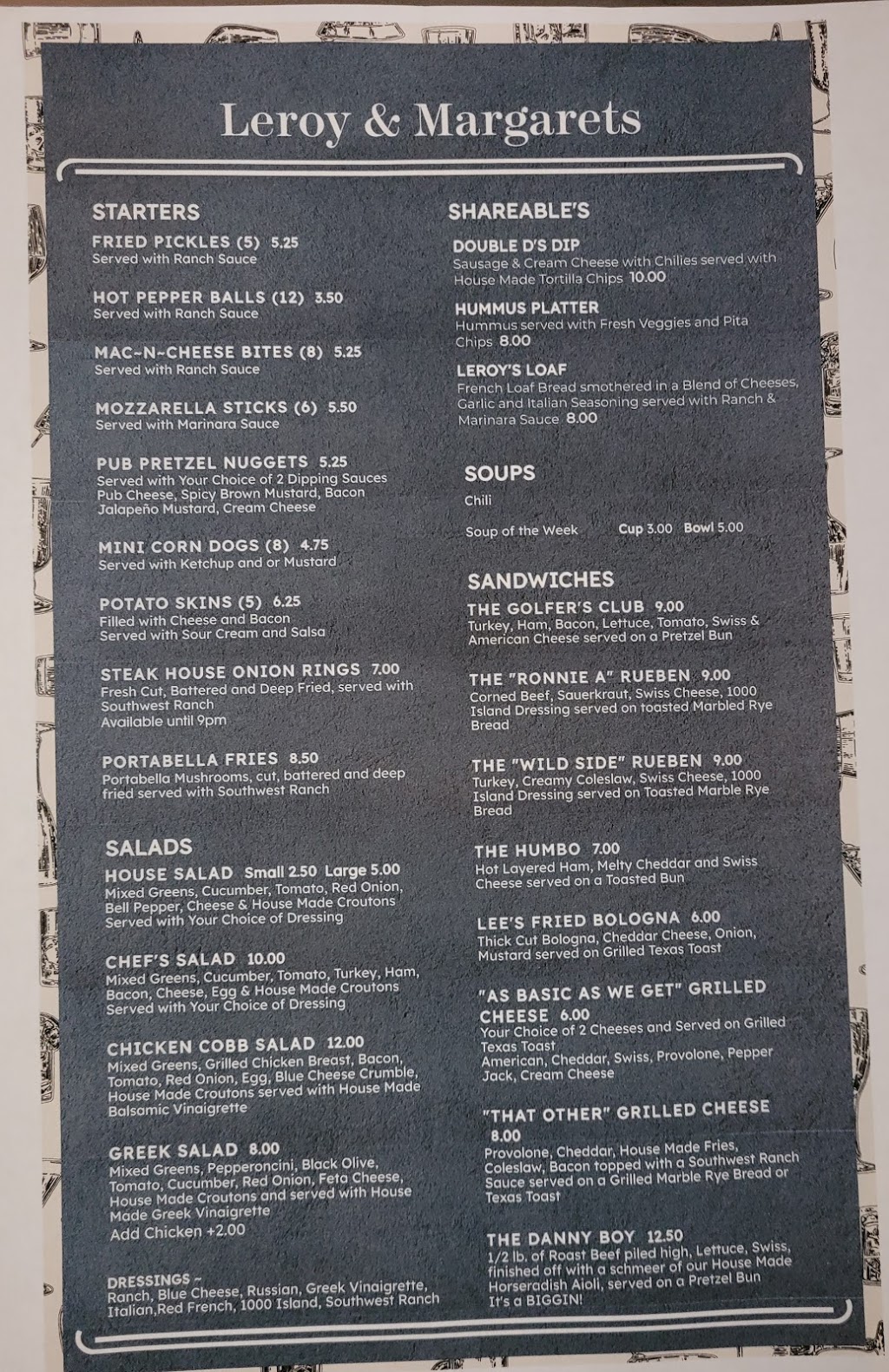 Leroy & Margarets Suds and Grub | restaurant | 5131 Heatherdowns Blvd, Toledo, OH 43614, USA | 4198939993 OR +1 419-893-9993