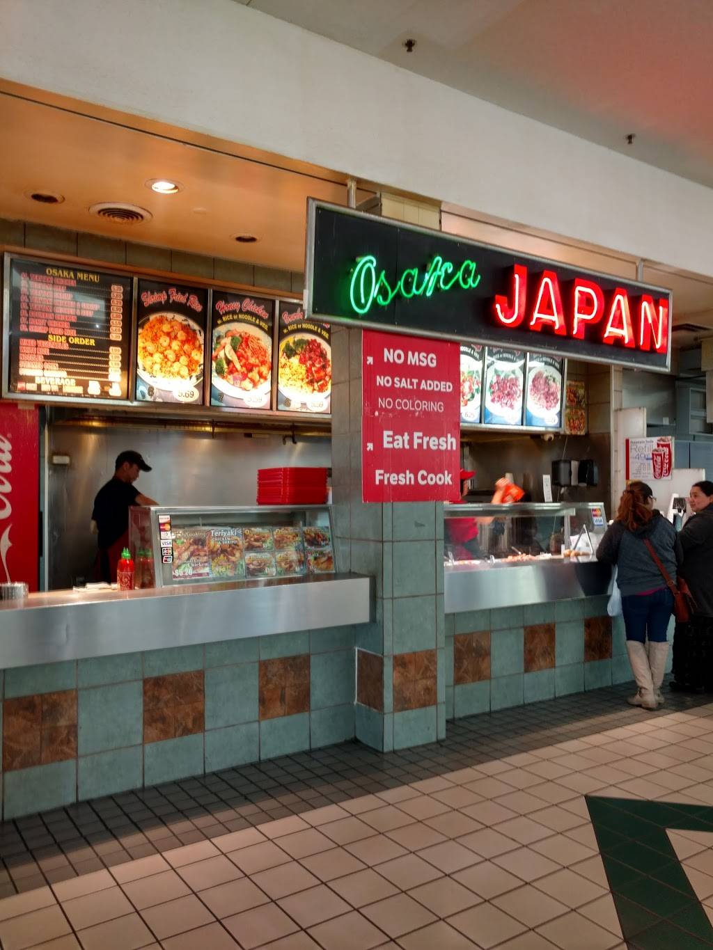 Osaka Japan | restaurant | 7839 Eastpoint Mall, Baltimore, MD 21224, USA | 4102841212 OR +1 410-284-1212