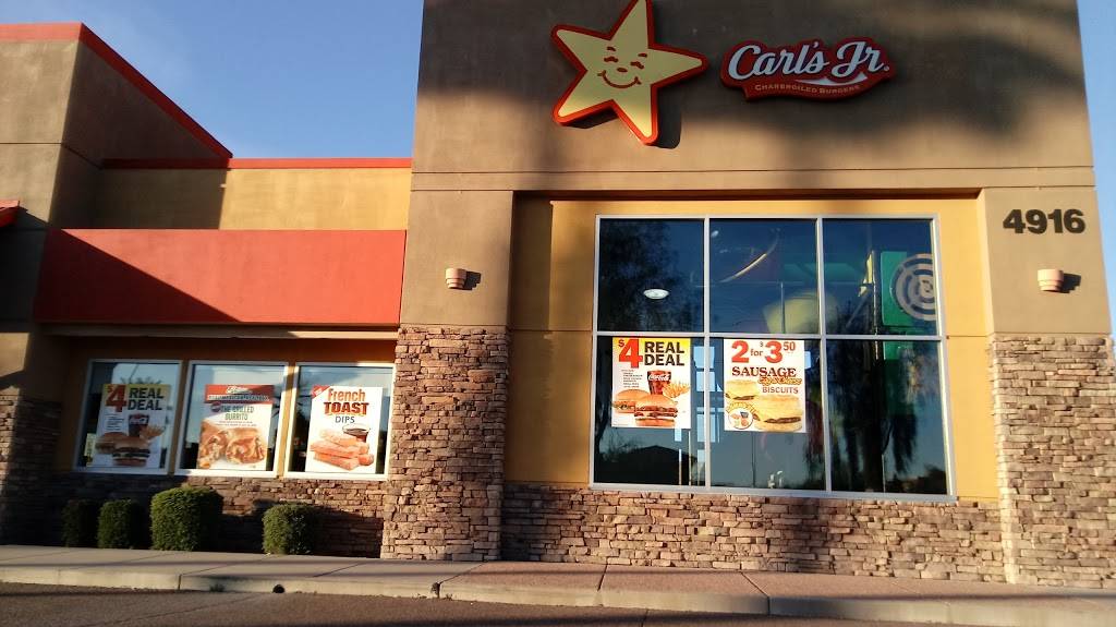 Carls Jr. | restaurant | 4916 E Chandler Blvd, Phoenix, AZ 85048, USA | 4807535733 OR +1 480-753-5733
