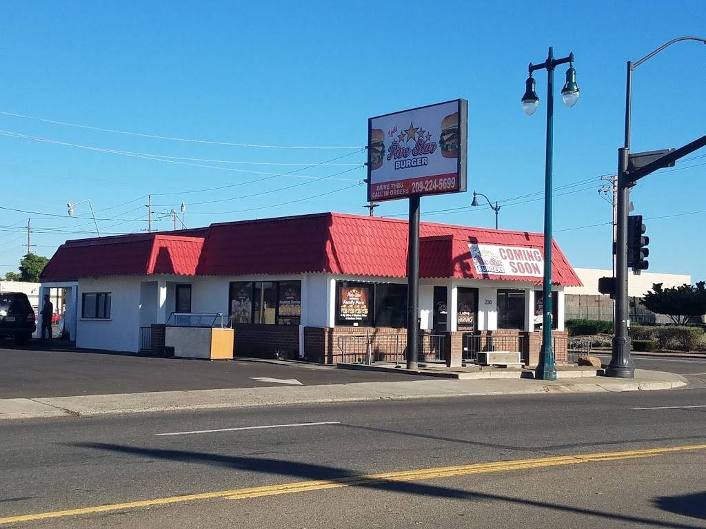 Five Star Burger | restaurant | 230 S Cherokee Ln, Lodi, CA 95240, USA | 2092245699 OR +1 209-224-5699