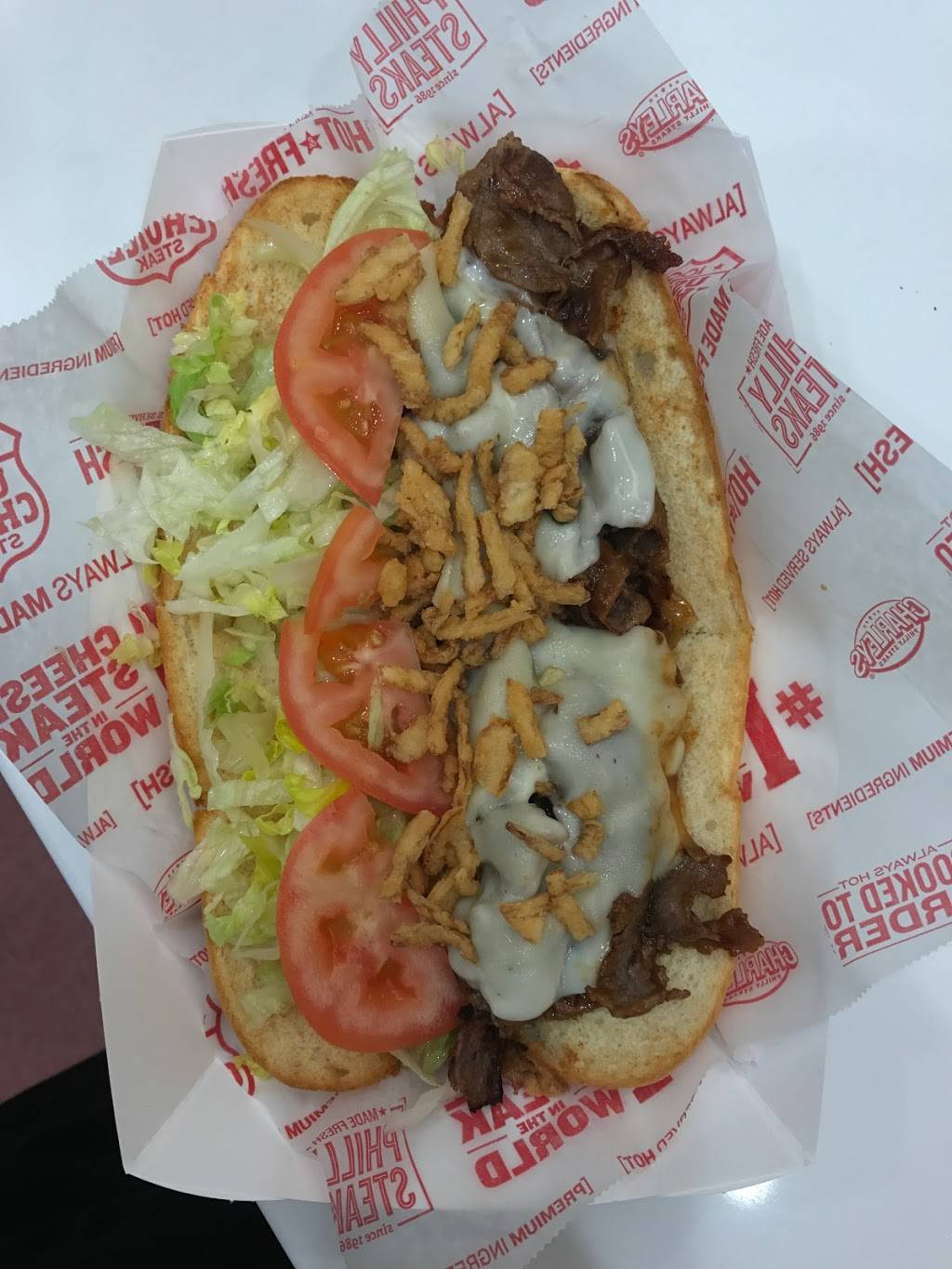 Charleys Philly Steaks | restaurant | 1201 Broadway, Saugus, MA 01906, USA | 6173477245 OR +1 617-347-7245