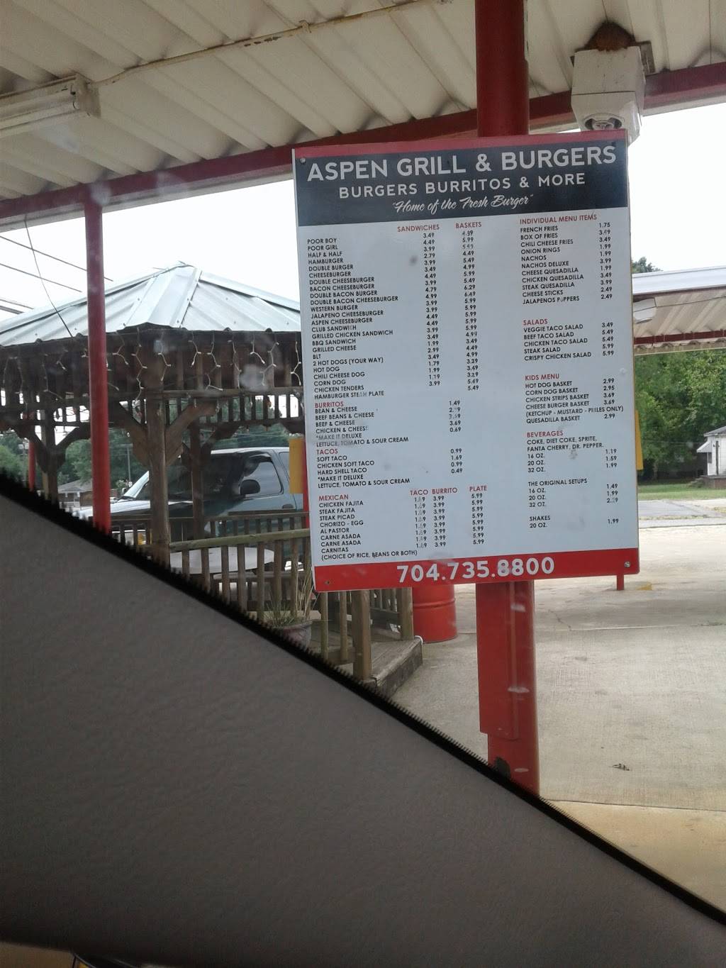 Aspen Grill | restaurant | 2511 N Aspen St, Lincolnton, NC 28092, USA | 7047358800 OR +1 704-735-8800