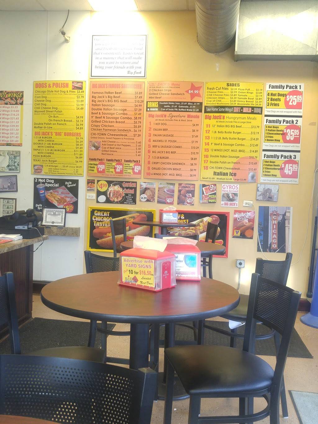 Big Jacks | meal takeaway | 507 North Hainesville Road, Round Lake Park, IL 60073, USA | 8475485225 OR +1 847-548-5225