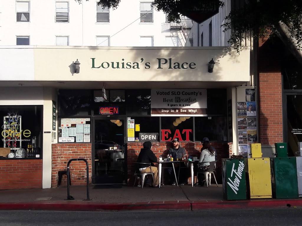 Louisas Place Restaurant | restaurant | 964 Higuera St, San Luis Obispo, CA 93401, USA | 8055410227 OR +1 805-541-0227