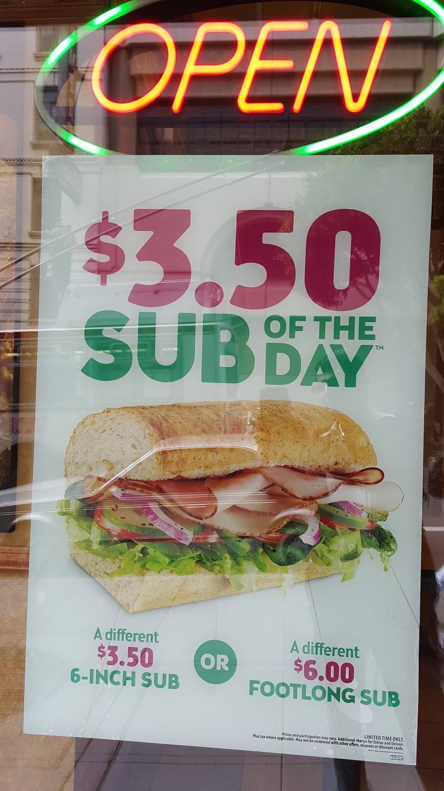 Subway | restaurant | 147 Mason St, San Francisco, CA 94102, USA | 4155637827 OR +1 415-563-7827