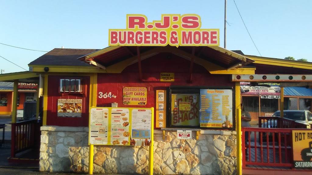RJs Snack Shack | restaurant | 3644 Culebra Rd, San Antonio, TX 78228, USA | 2104388848 OR +1 210-438-8848
