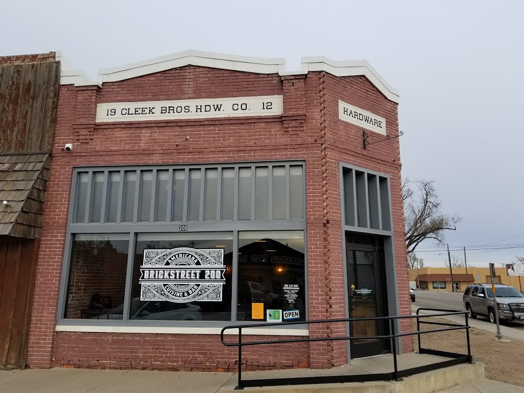 Brickstreet 200 | restaurant | 200 Main St, Panhandle, TX 79068, USA | 8062791495 OR +1 806-279-1495
