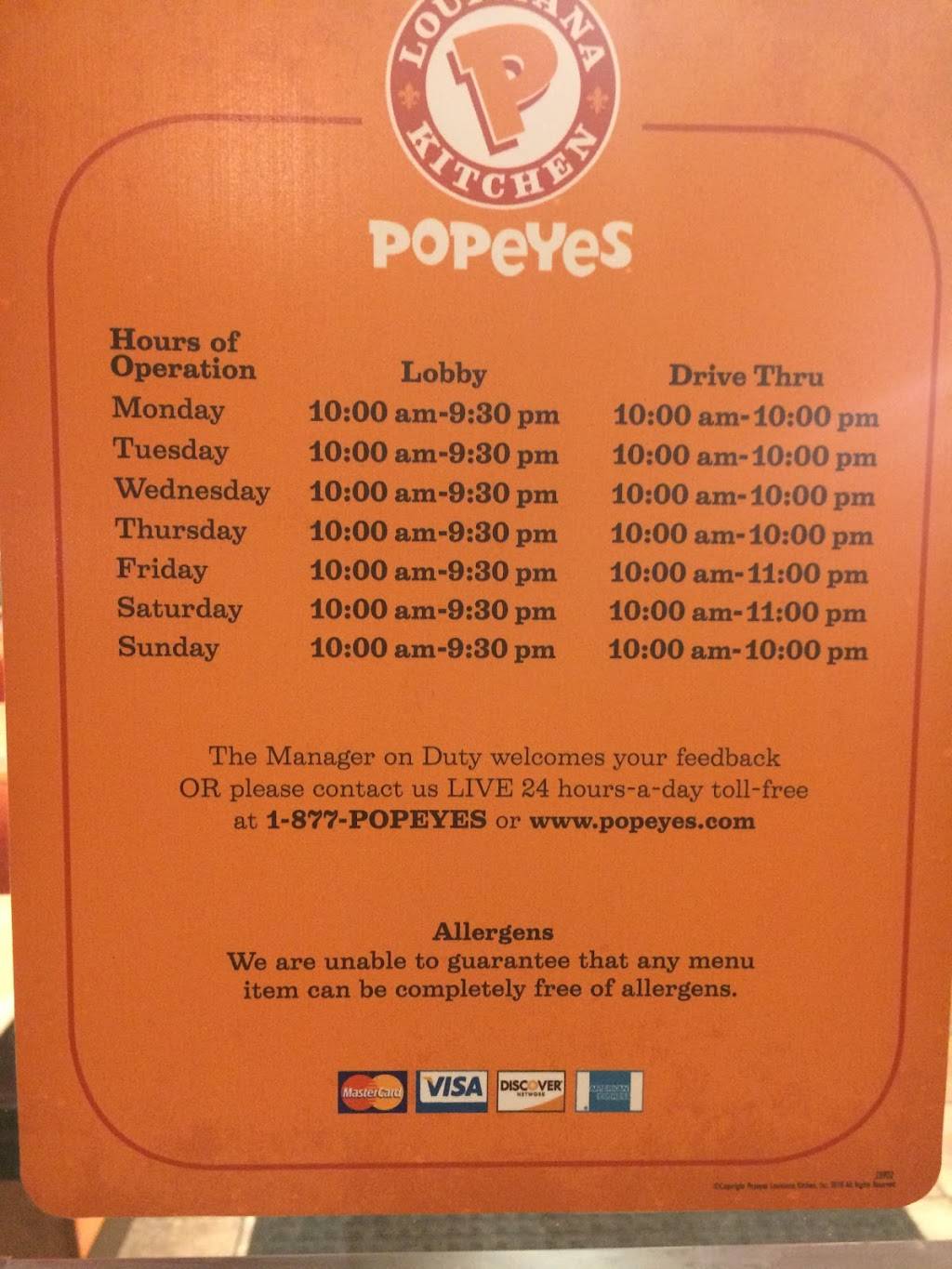 Popeyes Louisiana Kitchen | restaurant | 10125 San Pablo Ave, El Cerrito, CA 94530, USA | 5106479154 OR +1 510-647-9154