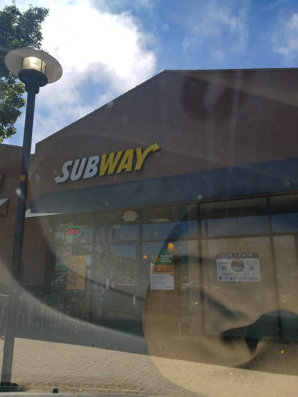 Subway Restaurants | restaurant | 160 Donahue St, Sausalito, CA 94965, USA | 4152890774 OR +1 415-289-0774