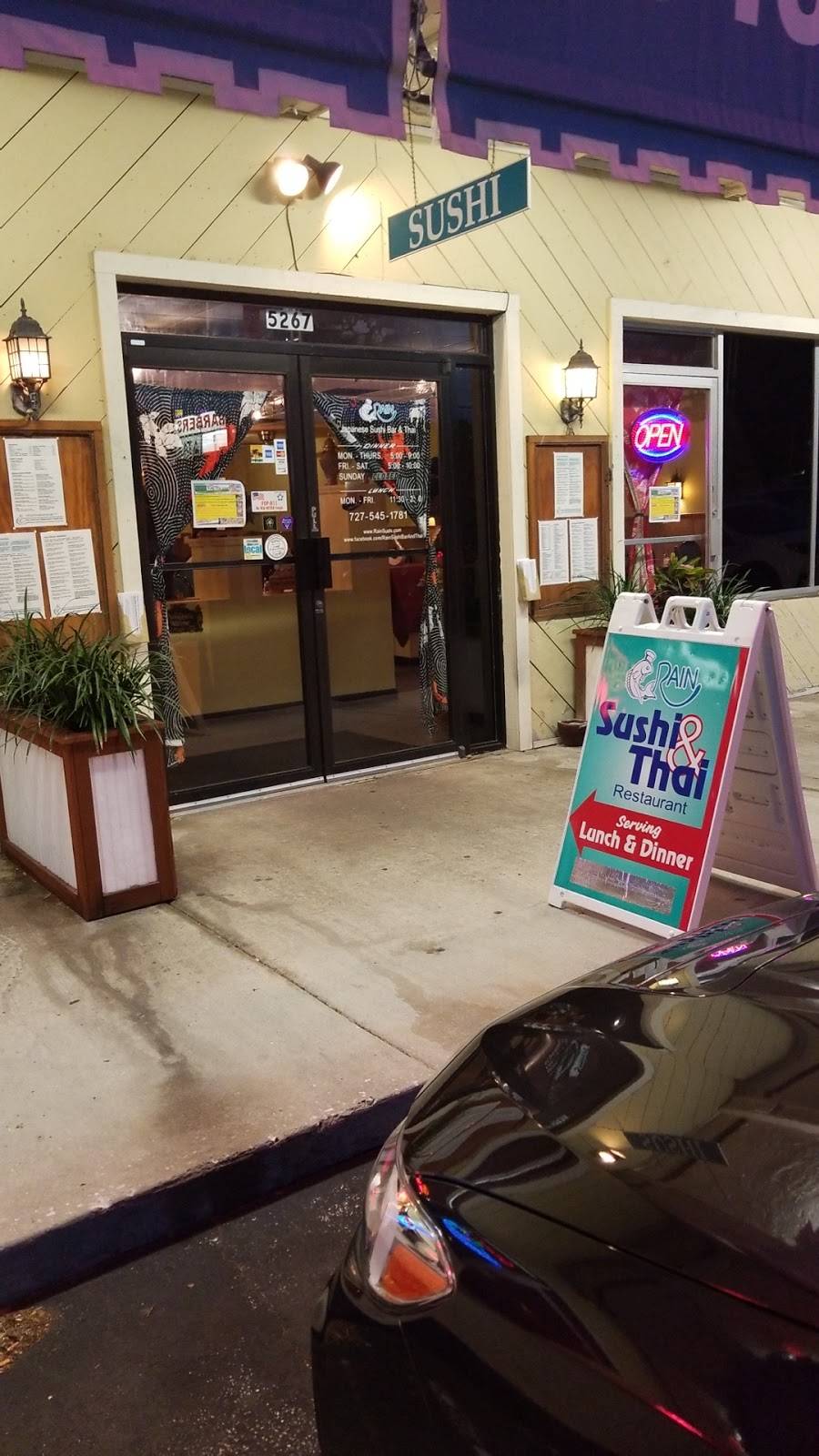 Rain Japanese Sushi Bar & Thai | restaurant | 5267 Park St N, St. Petersburg, FL 33709, USA | 7275451781 OR +1 727-545-1781