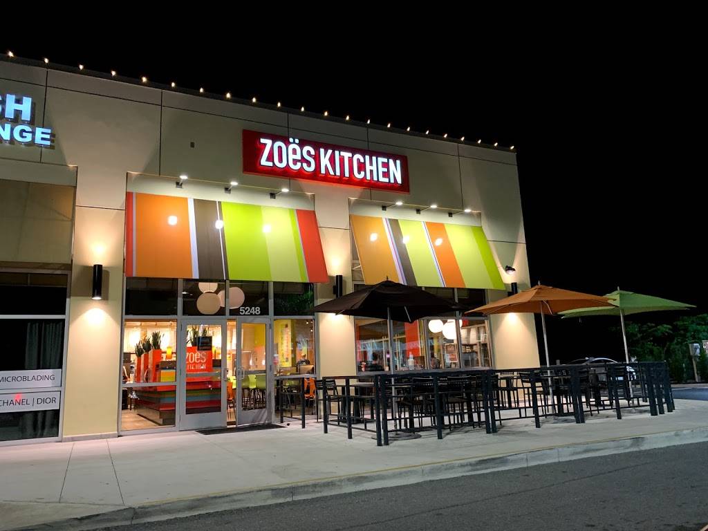 Zoës Kitchen | restaurant | 5248 University Pkwy, Sarasota, FL 34201, USA | 9412563460 OR +1 941-256-3460