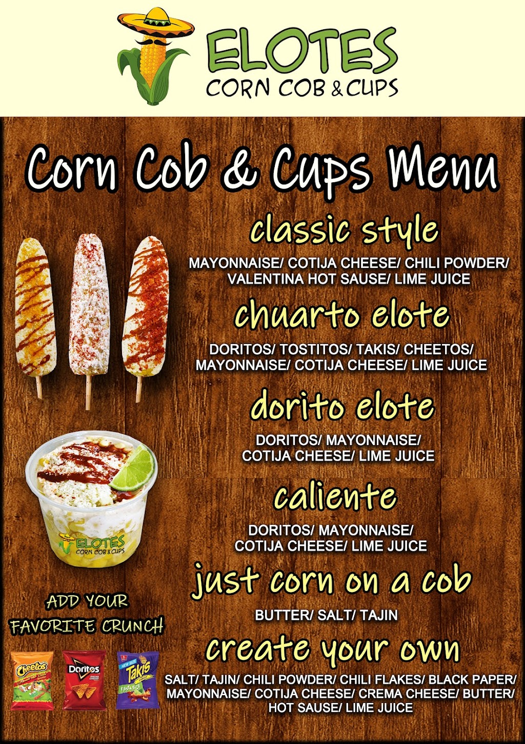 Elotes - Corn Cub & Cups At Sawgrass Mall | restaurant | 12801 W Sunrise Blvd Sawgrass Mall Avenu 4 food court, Sunrise, FL 33323, USA | 7867184276 OR +1 786-718-4276