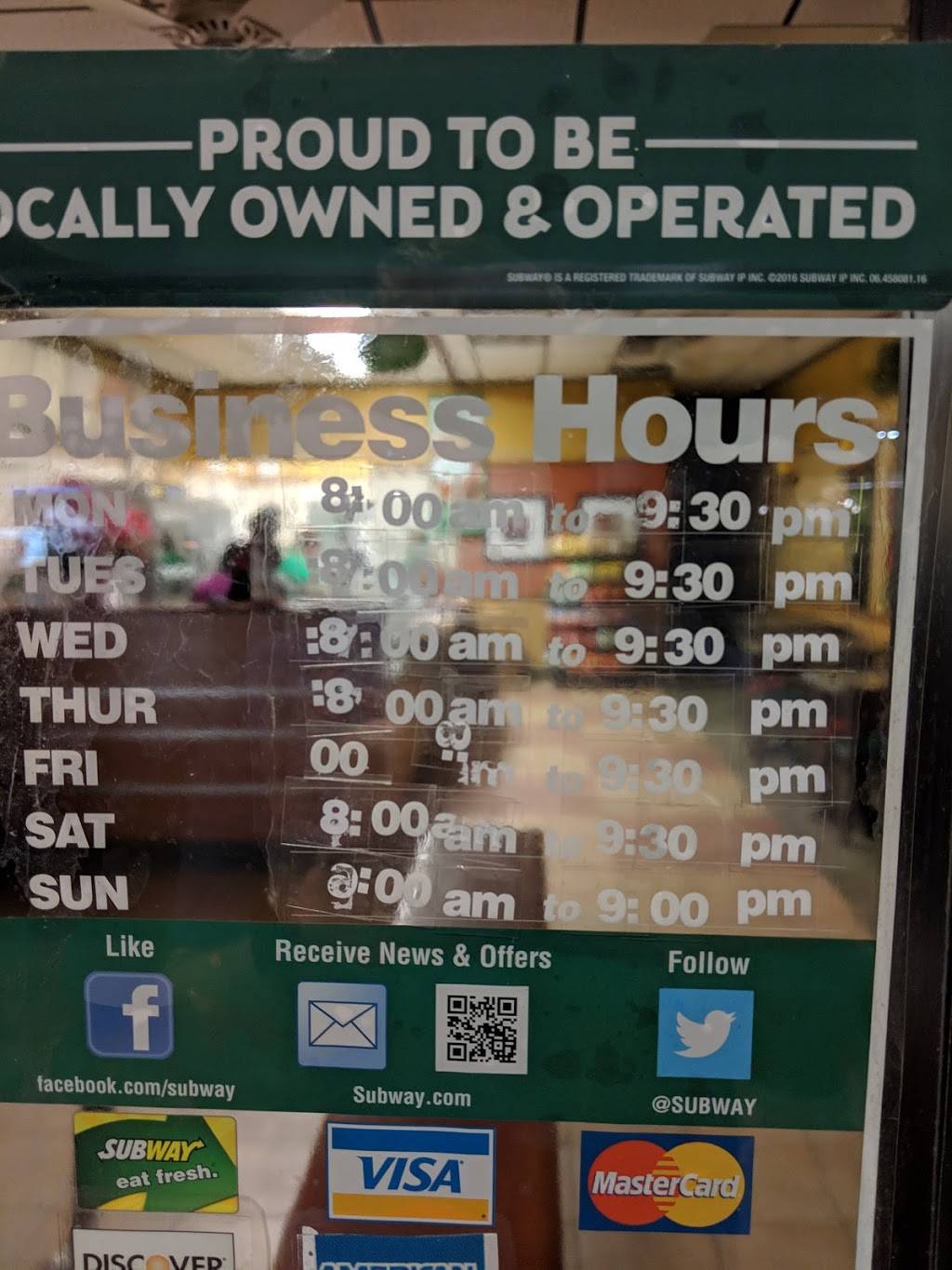 Subway Restaurants | restaurant | 8925 Fallbrook Dr #800, Houston, TX 77064, USA | 8322371888 OR +1 832-237-1888