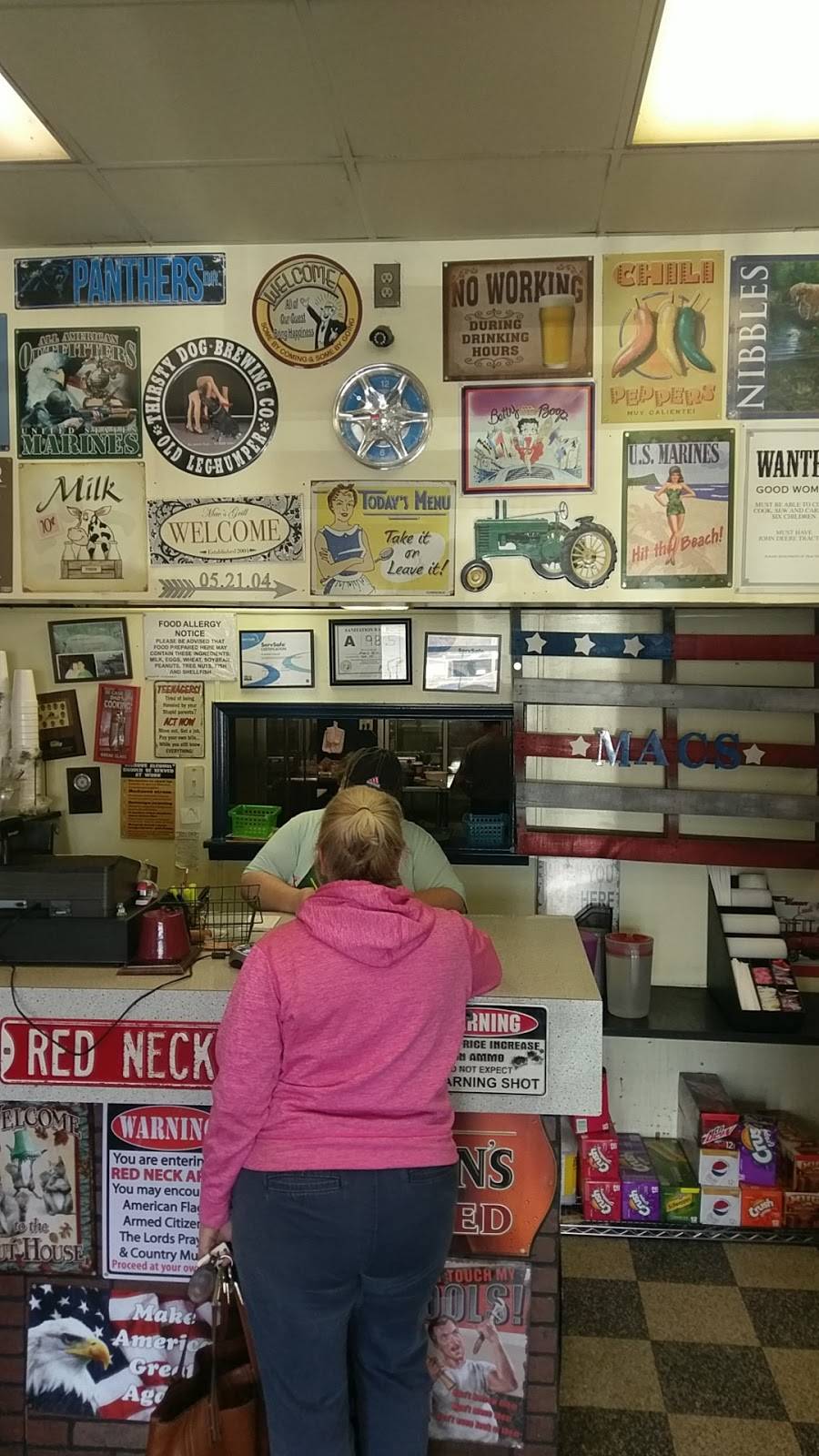 Macs Grill | restaurant | 1201 Shelby Hwy, Cherryville, NC 28021, USA | 7044451006 OR +1 704-445-1006