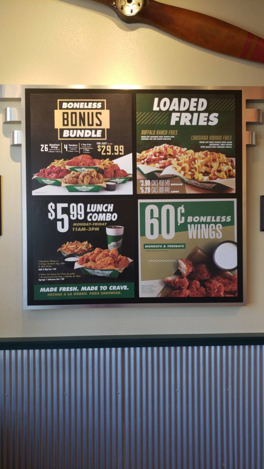 Wingstop | restaurant | 2344 W Cermak Rd, Chicago, IL 60608, USA | 7739401200 OR +1 773-940-1200