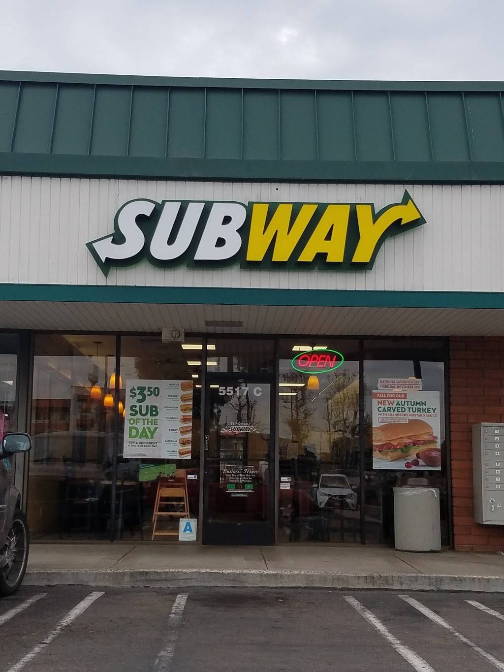 Subway | restaurant | 5517-C Clairemont Mesa Blvd, San Diego, CA 92117, USA | 8582782338 OR +1 858-278-2338