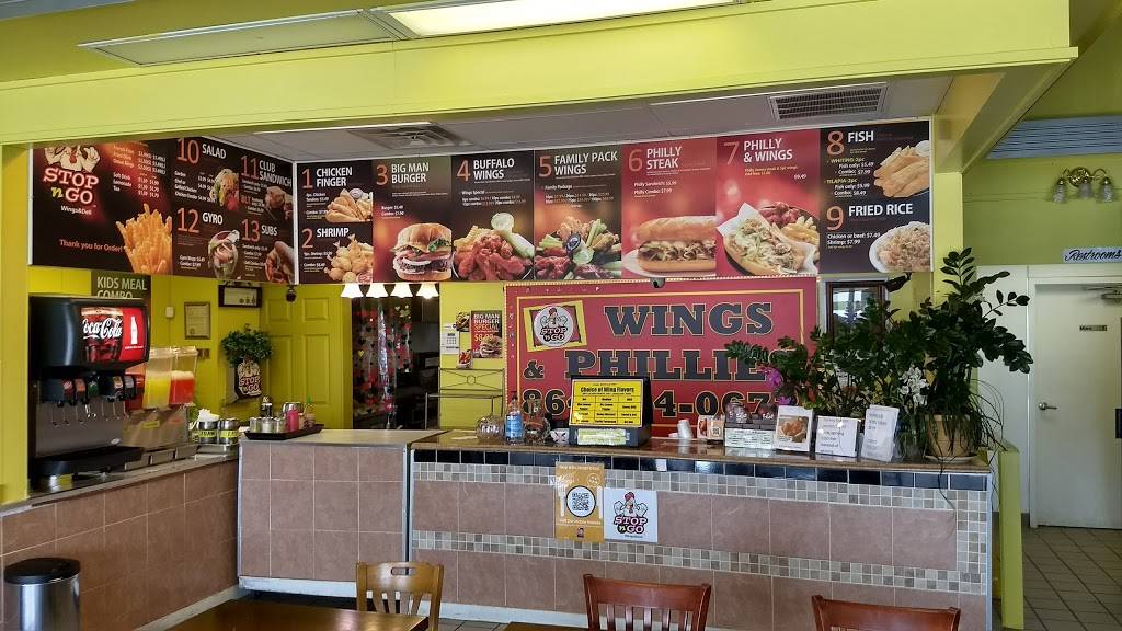 Stop N Go Wings & Deli | restaurant | 1631 Woodruff Rd, Greenville, SC 29607, USA | 8642340673 OR +1 864-234-0673