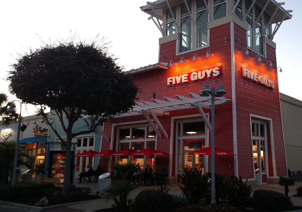 Five Guys | meal takeaway | 700 Pier Park Dr Suite 100, Panama City Beach, FL 32413, USA | 8502333890 OR +1 850-233-3890