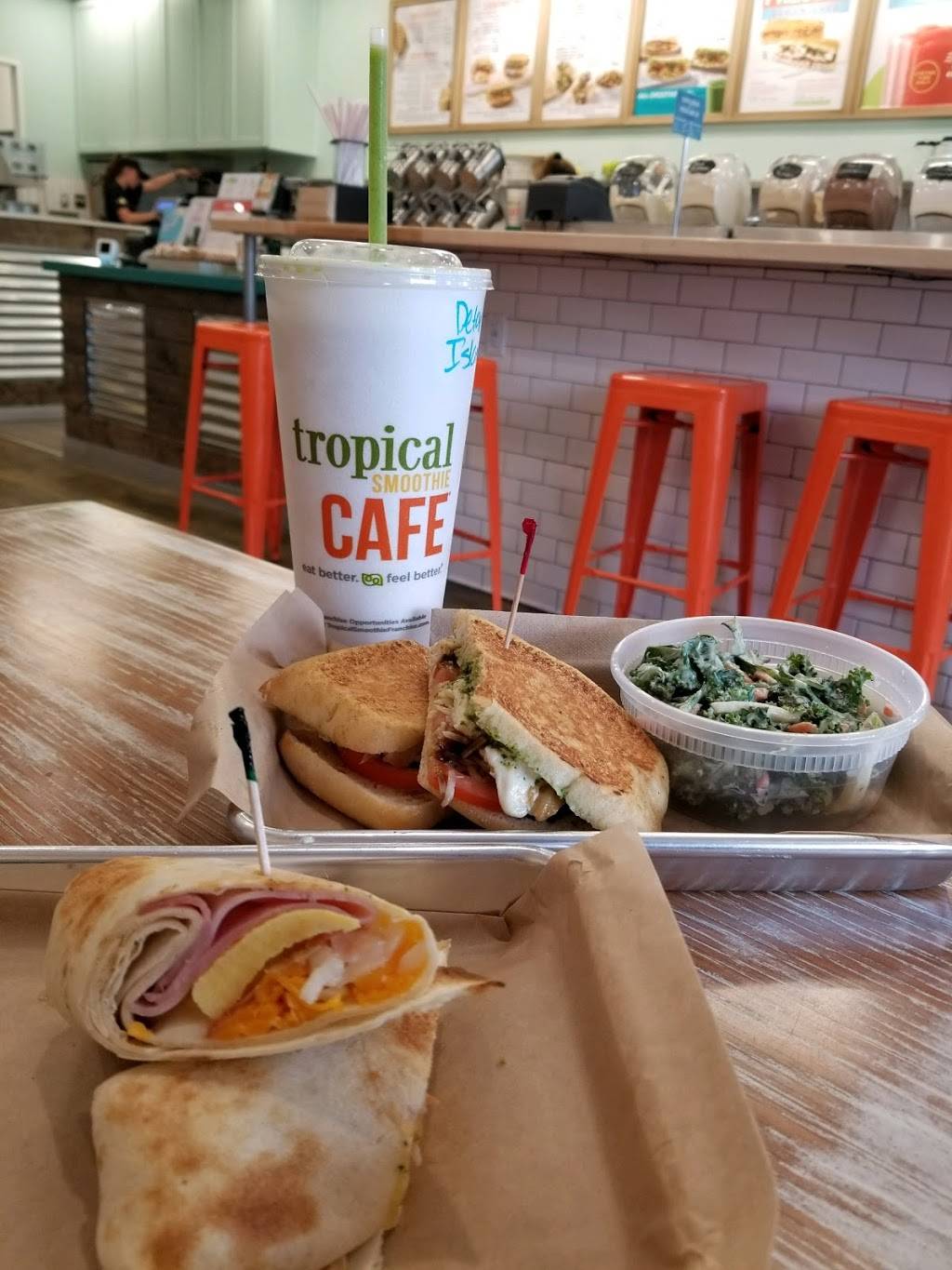 Tropical Smoothie Cafe | restaurant | 2960 Shallowford Rd, Marietta, GA 30066, USA | 6785408289 OR +1 678-540-8289