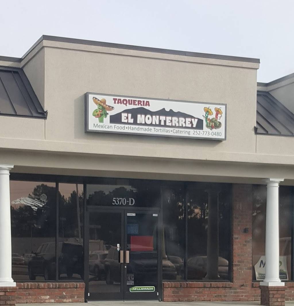 Taqueria EL Monterrey | restaurant | 5370 Hwy 70 W d, Morehead City, NC 28557, USA | 2527730480 OR +1 252-773-0480