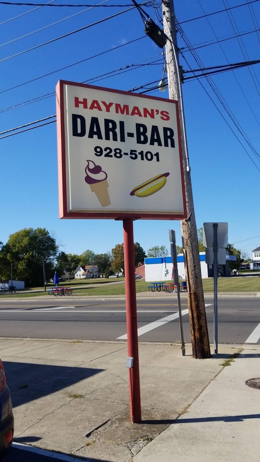 Haymans Dari Bar | restaurant | 103 W Main St, Hebron, OH 43025, USA | 7409285101 OR +1 740-928-5101