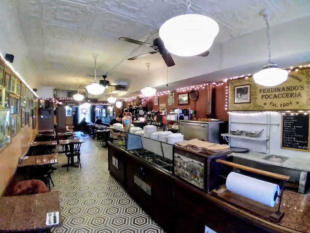 Ferdinandos Focacceria | restaurant | 151 Union St, Brooklyn, NY 11231, USA | 7188551545 OR +1 718-855-1545