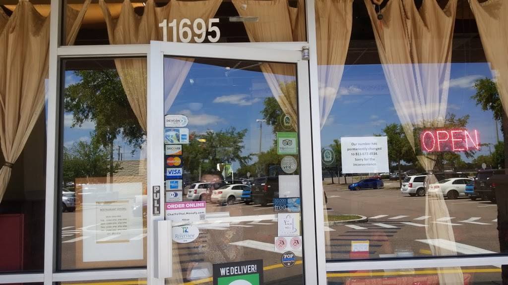 Chai Yo Thai | restaurant | 11695 Boyette Rd, Riverview, FL 33569, USA | 8136774834 OR +1 813-677-4834