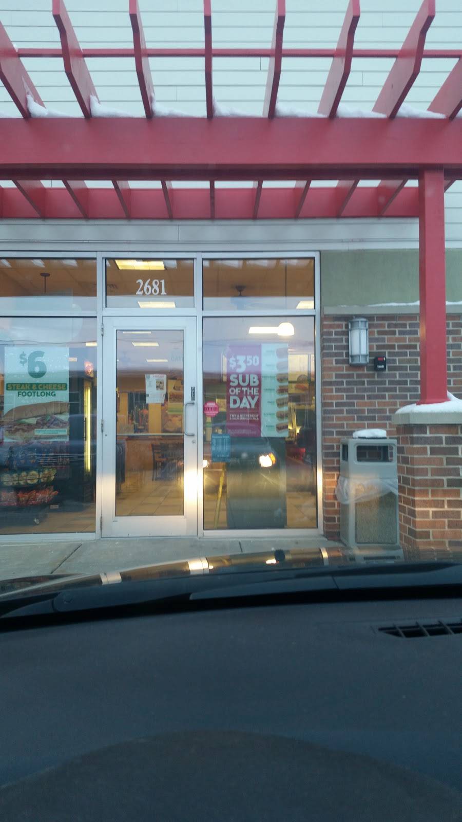 Subway | restaurant | 2681 Windsor St, Sun Prairie, WI 53590, USA | 6088344400 OR +1 608-834-4400