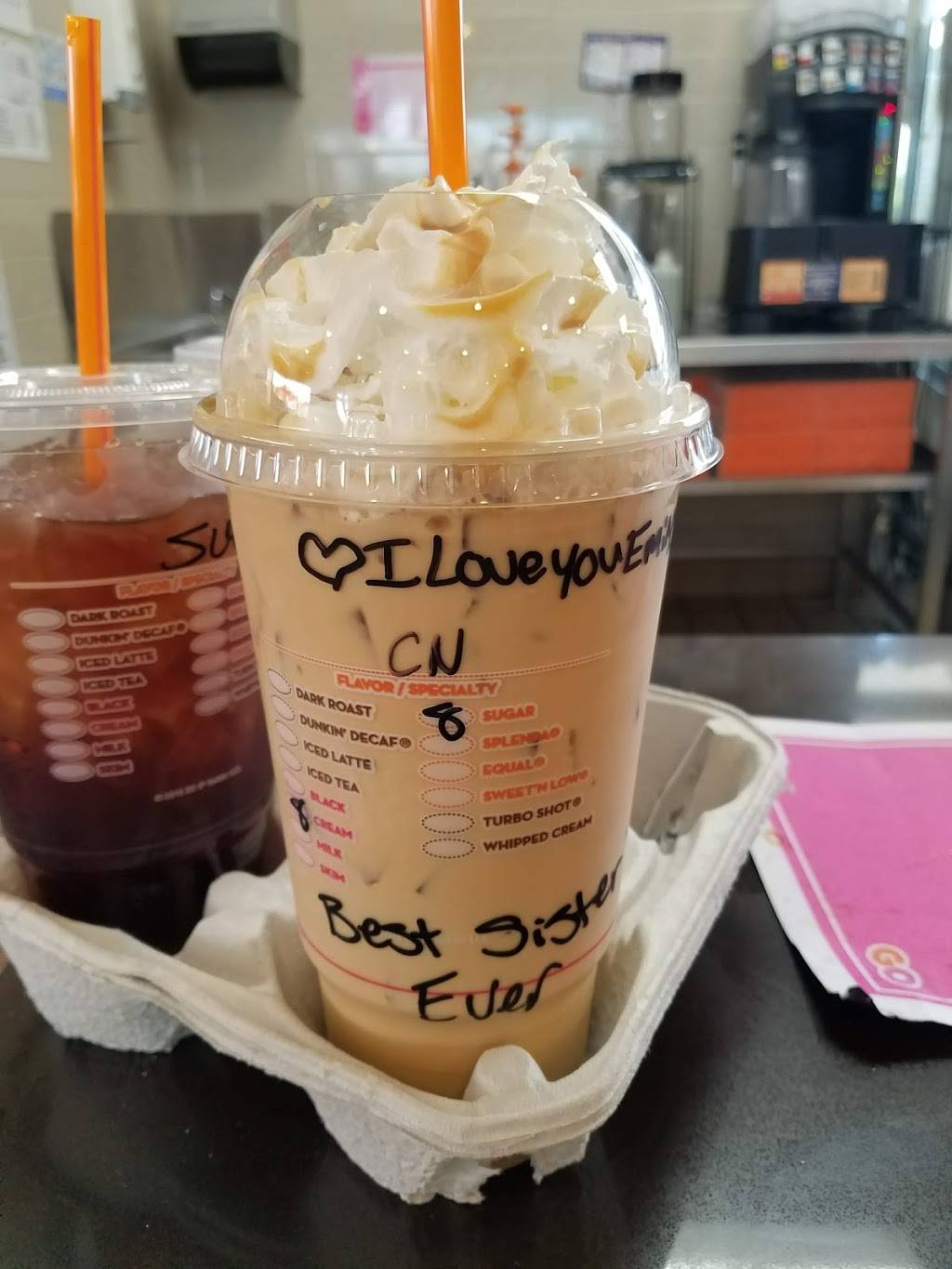 Dunkin | bakery | 2431 Gum Branch Rd, Jacksonville, NC 28540, USA | 9103539501 OR +1 910-353-9501