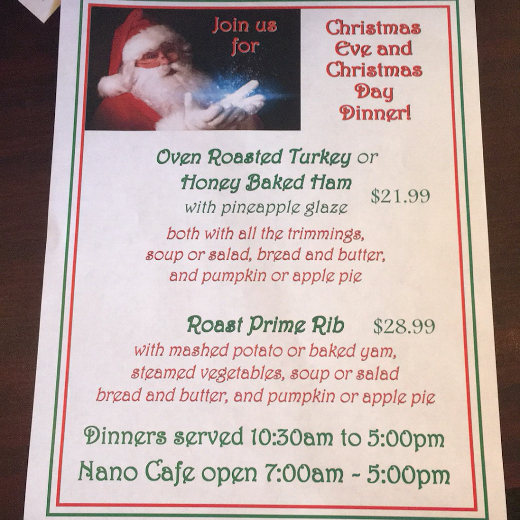 Nano Cafe | restaurant | 322 W Sierra Madre Blvd, Sierra Madre, CA 91024, USA | 6263253334 OR +1 626-325-3334