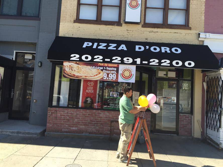 Pizza DOro - Washington | restaurant | 3618 14th St NW, Washington, DC 20010, USA | 2022912200 OR +1 202-291-2200