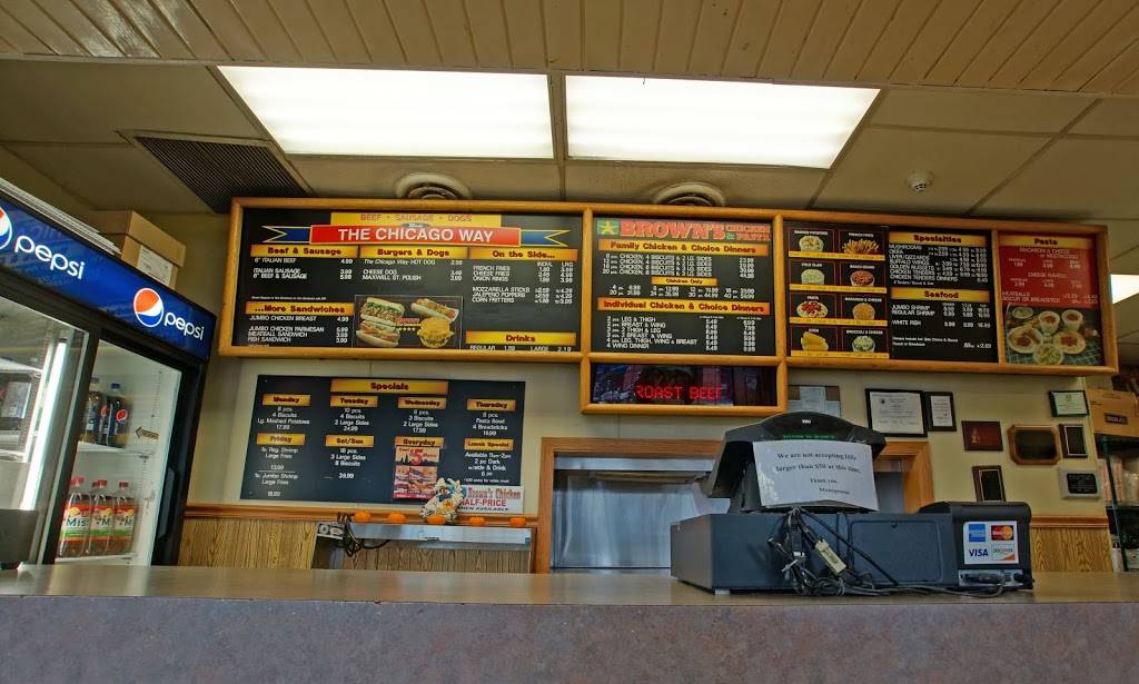 Browns Chicken | restaurant | 6801 W 159th St, Tinley Park, IL 60477, USA | 7084290490 OR +1 708-429-0490